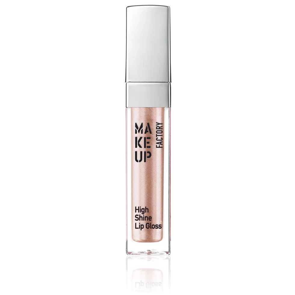 Блеск для губ Make Up Factory High Shine, №35 Румяный Абрикос, глянцевый, 6,5 мл