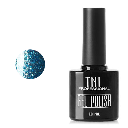 

Гель-лак TNL Glitter №03, Голубой