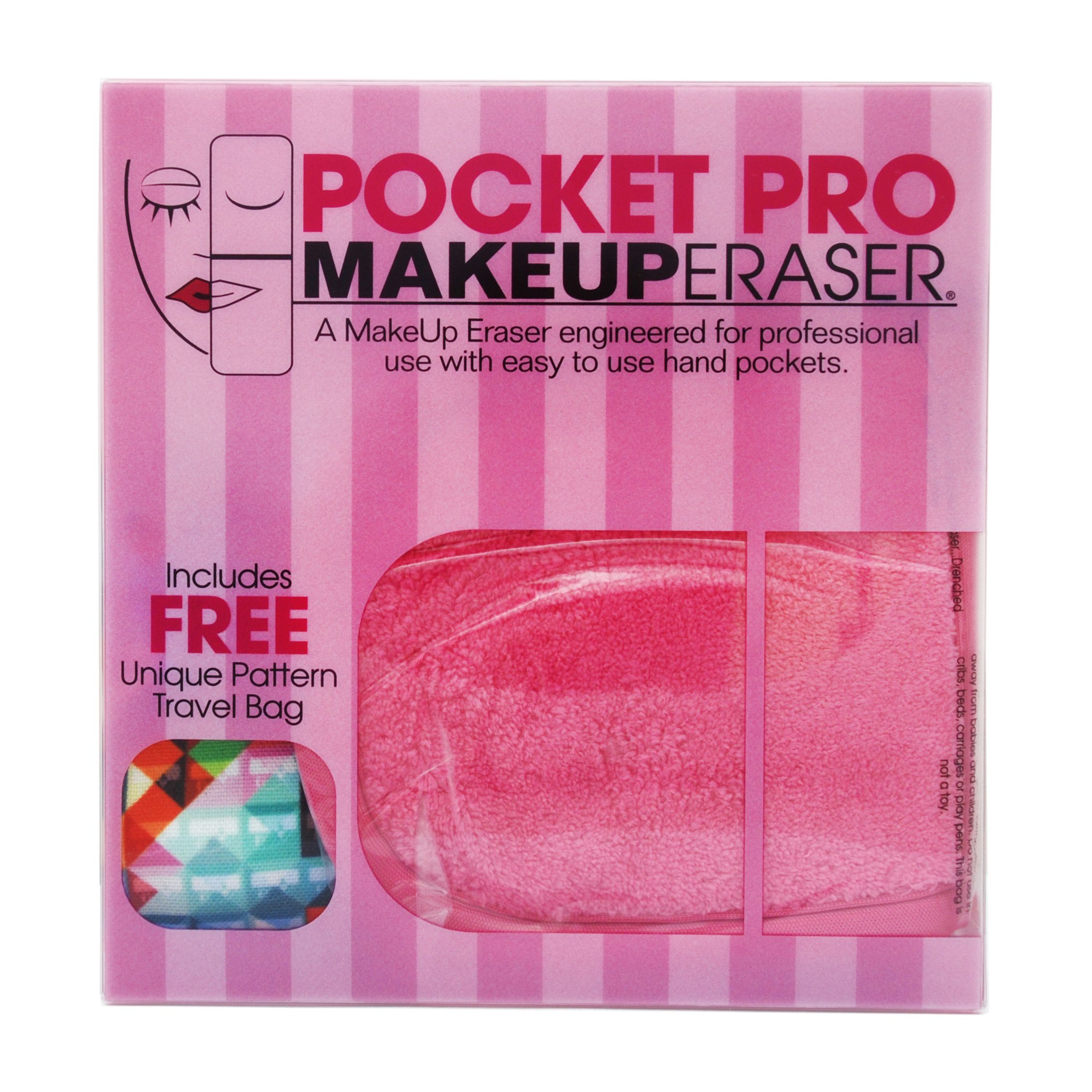 Салфетка MakeUp Eraser для снятия макияжа с карманами для рук