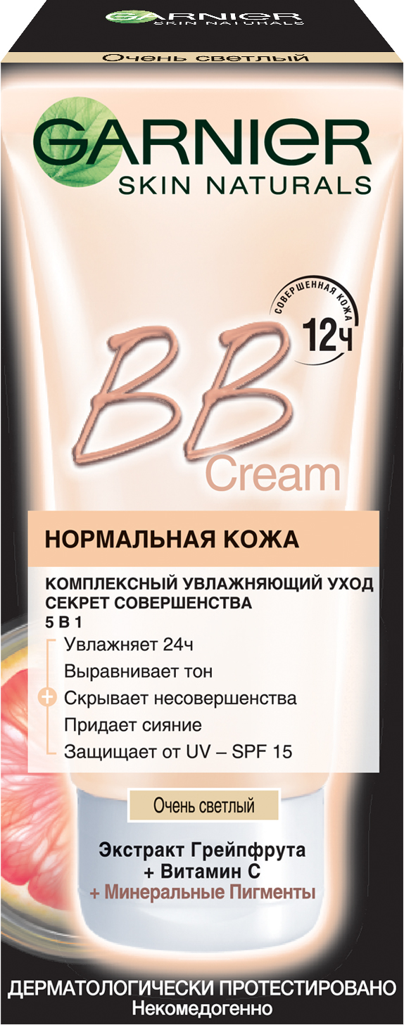 фото Bb крем garnier "секрет совершенства" spf 15, очень светлый, 50мл