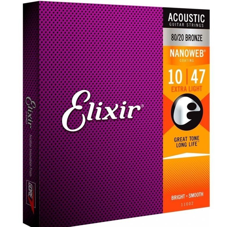 фото Струны для акустической гитары elixir 16002