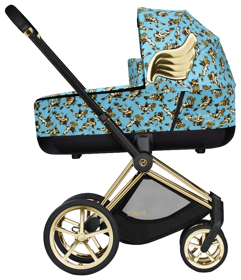 Коляска 2 в 1 Cybex PRIAM III FE Jeremy Scott Cherubs Blue