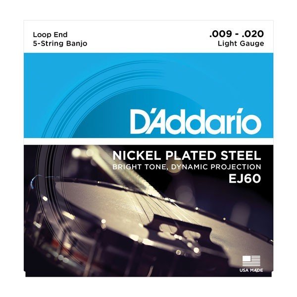 фото Струны для банджо d'addario ej60