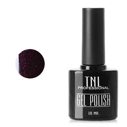 

Гель-лак TNL №300, Темно-сливовый с блестками