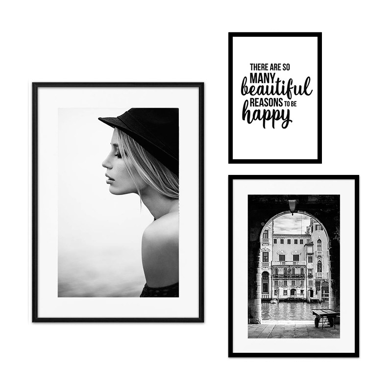 фото Набор постеров коллаж fashion №51 80х80 см дом корлеоне