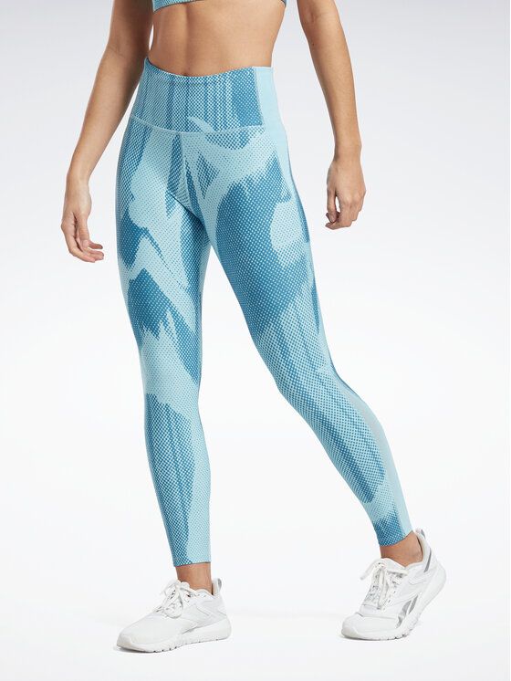 

Леггинсы женские Reebok 0000301160304 синие S, Синий, 0000301160304
