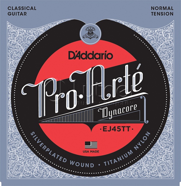 

Струны для классической гитары D'ADDARIO EJ45 TT