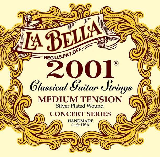 фото Струны для классической гитары la bella 2001m