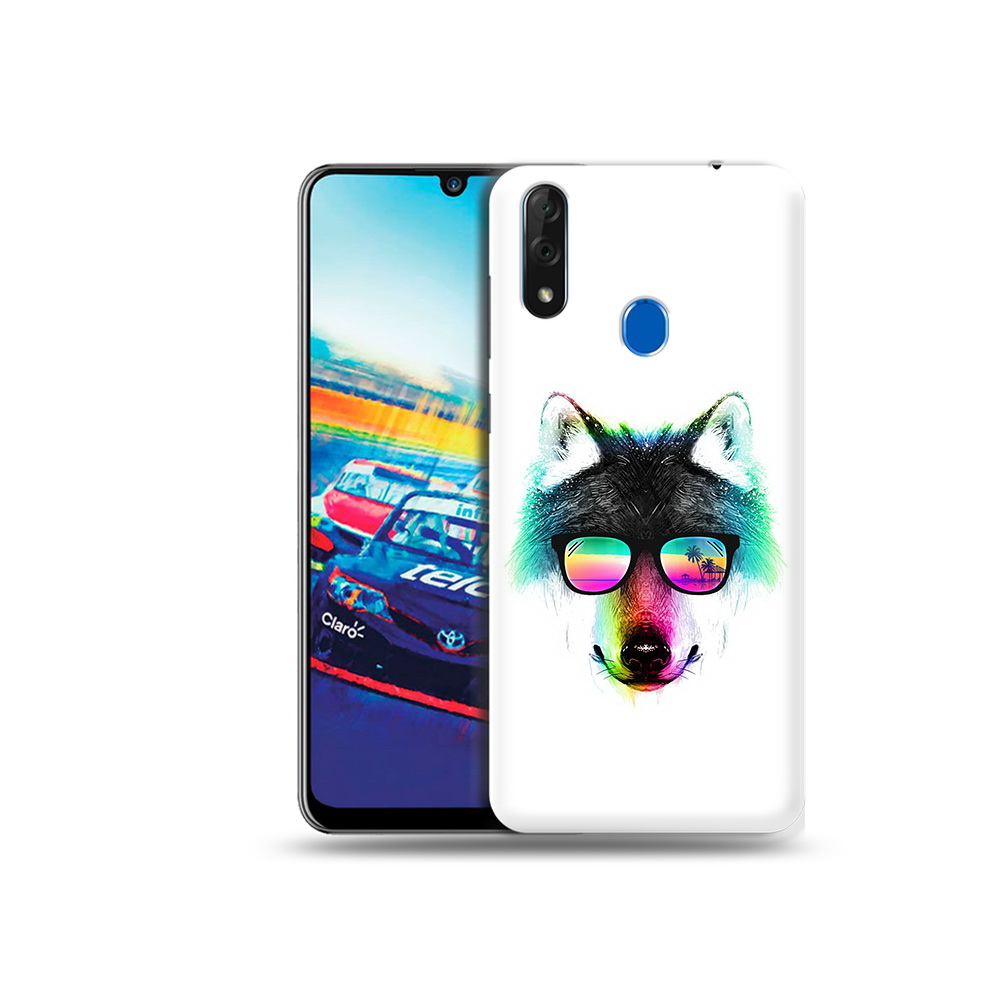 

Чехол MyPads Tocco для ZTE Blade V10 радужный волк (PT136503.455.567), Прозрачный, Tocco