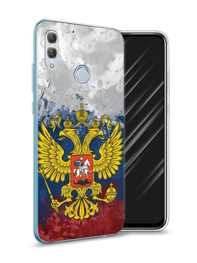 

Чехол Awog на Huawei P Smart 2019 "РФ", Белый;синий;красный, 67250-5