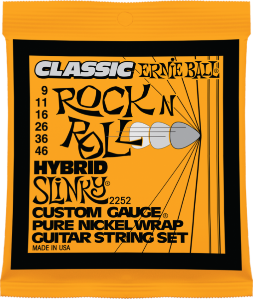 фото Струны для электрогитары ernie ball 2252 9-46