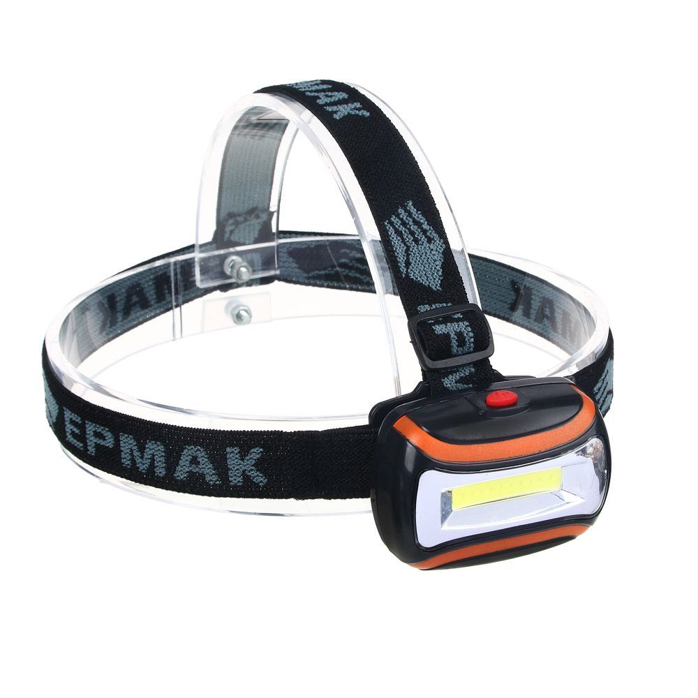 

ЕРМАК Фонарь налобный, COB LED, 65 Лм, 3xAAA, 0,65 Вт, 6,5х4,7х3см, пластик, Черный, 221-027