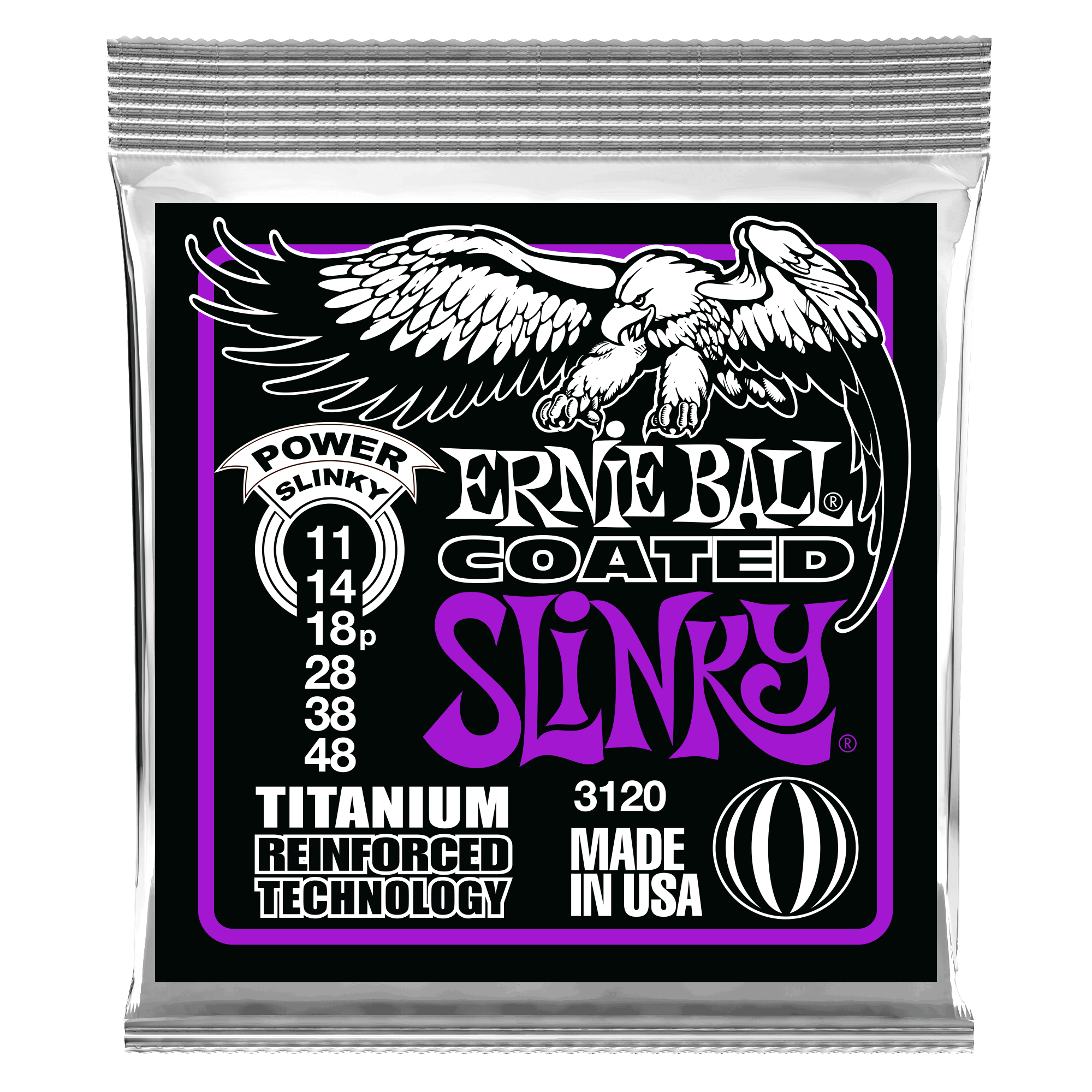 

Струны для электрогитары Ernie Ball 3120 Slinky 11-48