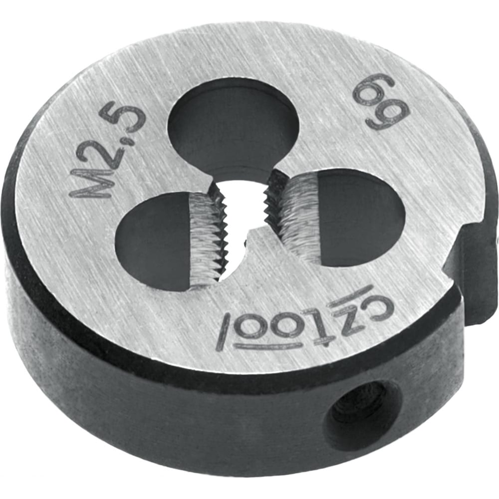 

Bucovice Tools Плашка M 2.5 Шаг 0.45 115CrV3 16x5мм 210025