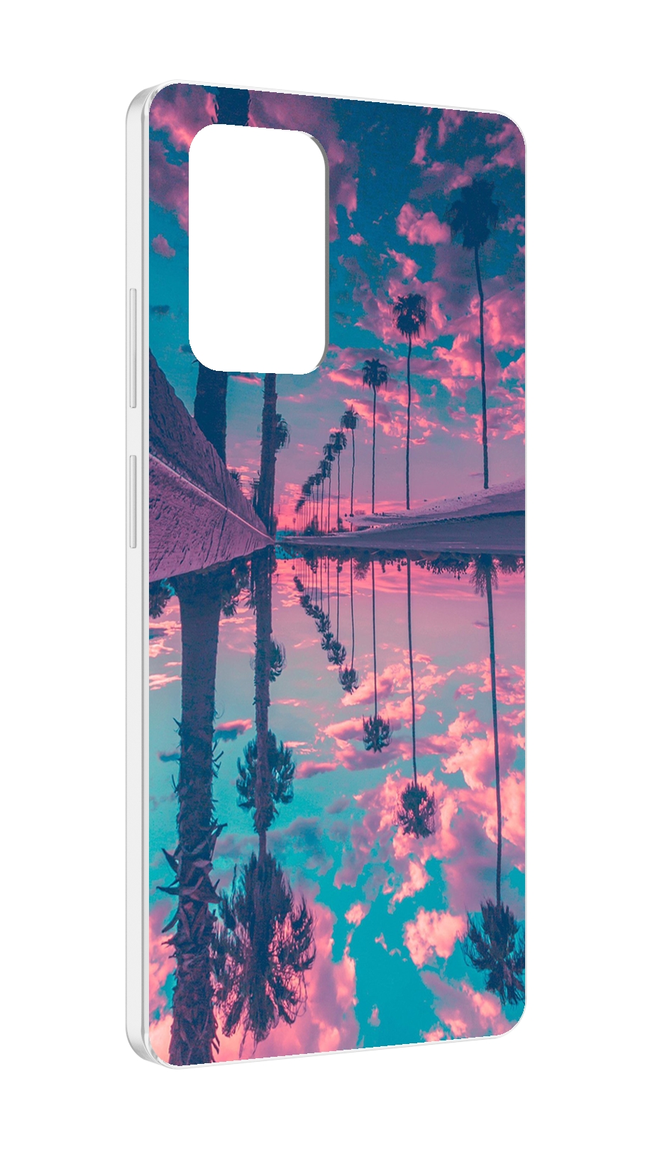 

Чехол MyPads отражение-пальм для ZTE Blade V40 Pro, Tocco