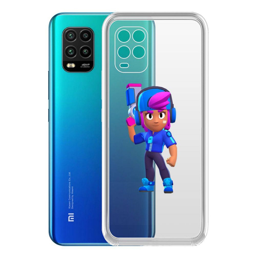 

Чехол-накладка Brawl Stars-Звёздная Шелли для Xiaomi Mi 10 Lite