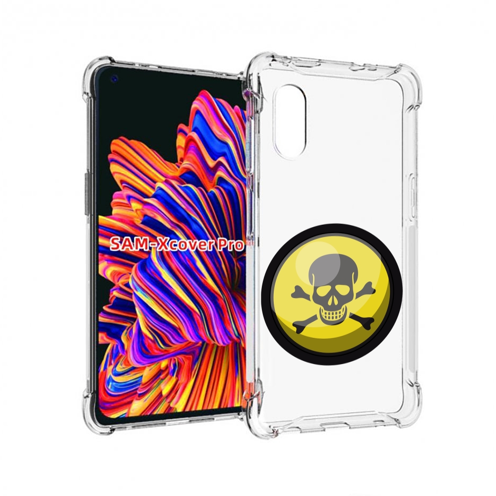 

Чехол MyPads желтый-череп для Samsung Galaxy Xcover Pro 1, Прозрачный, Tocco