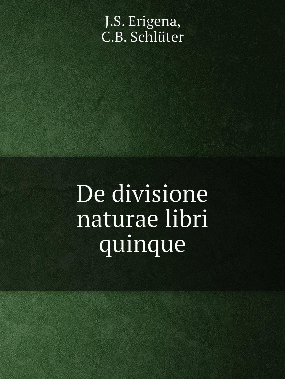 

De divisione naturae libri quinque