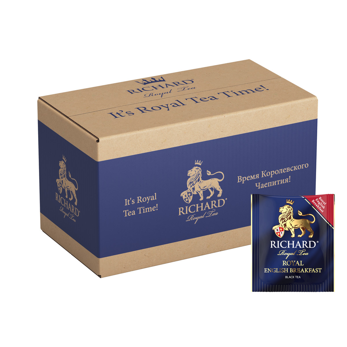 

Чай черный Richard Royal English Breakfast, листовой, 200 сашетов