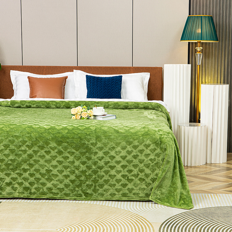 

Плед Dilya Home 180х200 см зеленый, 4