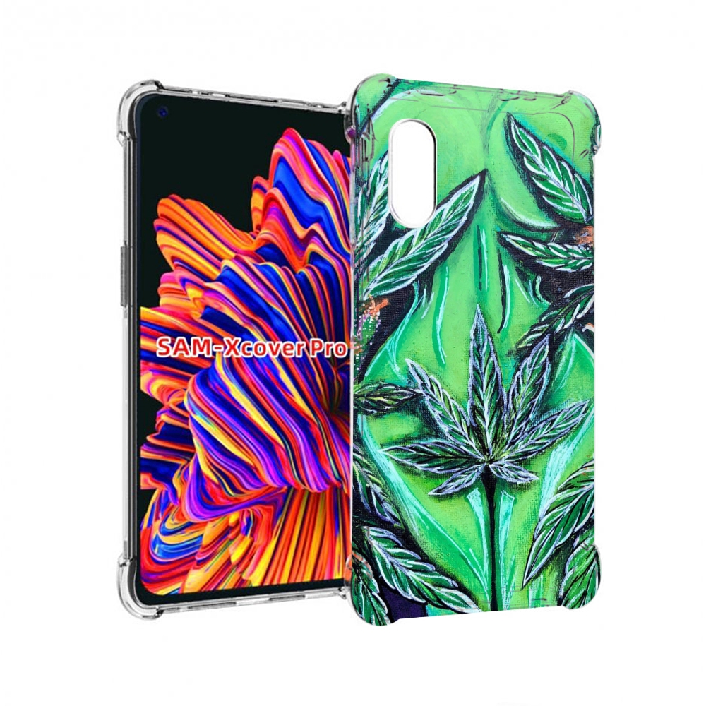 

Чехол MyPads зеленая девушка для Samsung Galaxy Xcover Pro 1, Прозрачный, Tocco