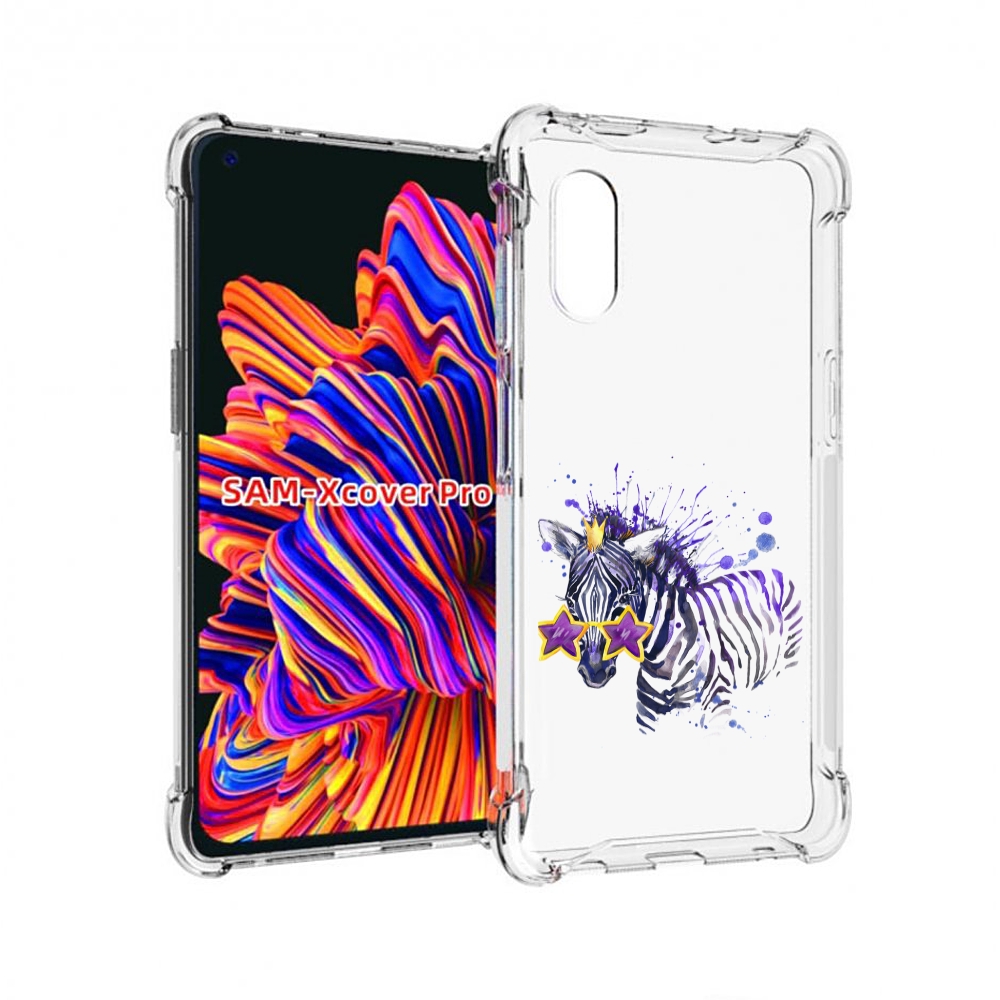 

Чехол MyPads акварельная зебра для Samsung Galaxy Xcover Pro 1, Прозрачный, Tocco