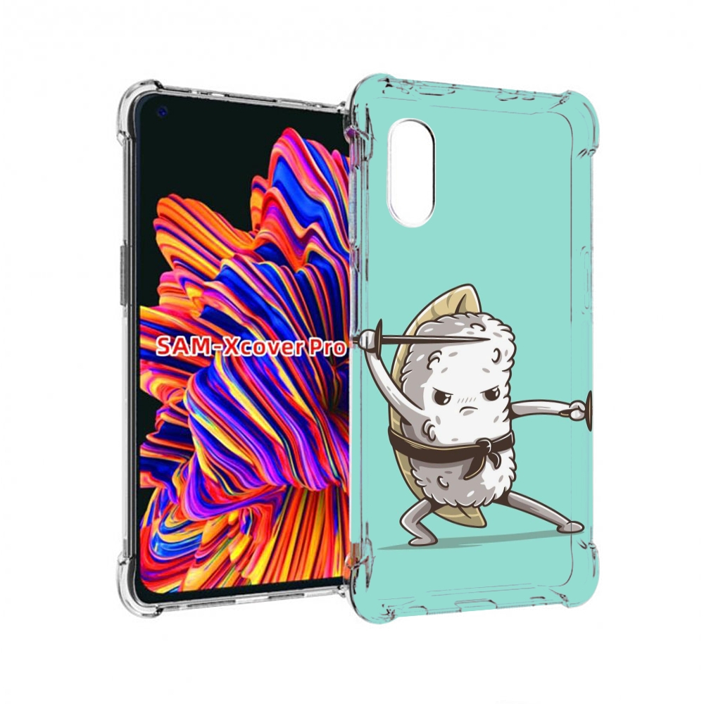 

Чехол MyPads злой суши детский для Samsung Galaxy Xcover Pro 1, Прозрачный, Tocco