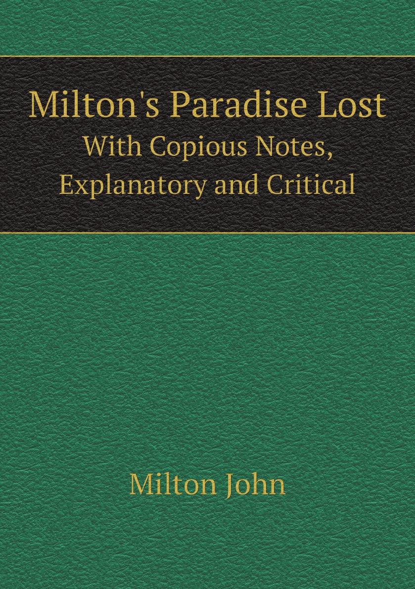 

Milton's Paradise Lost