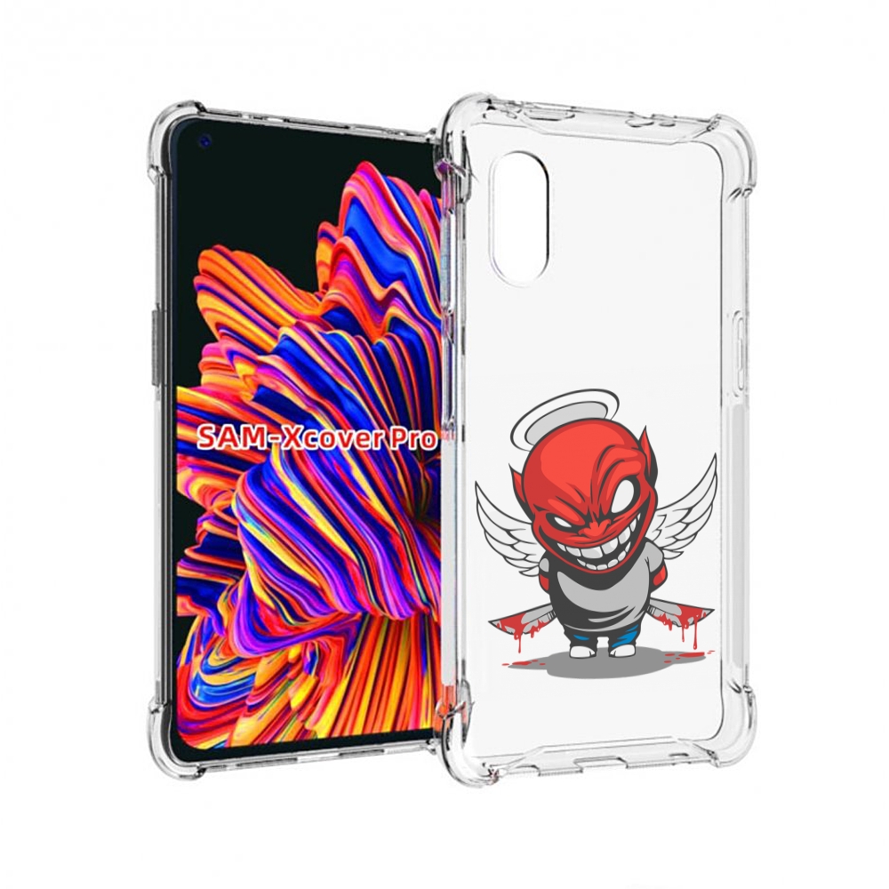 

Чехол MyPads злой-ангел для Samsung Galaxy Xcover Pro 1, Прозрачный, Tocco