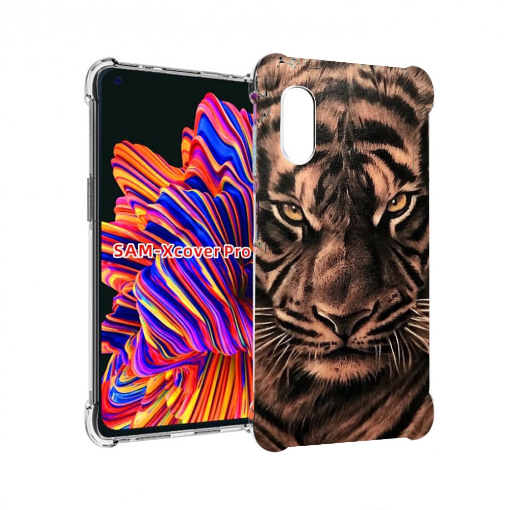 

Чехол MyPads злой-большой-тигр для Samsung Galaxy Xcover Pro 1, Прозрачный, Tocco