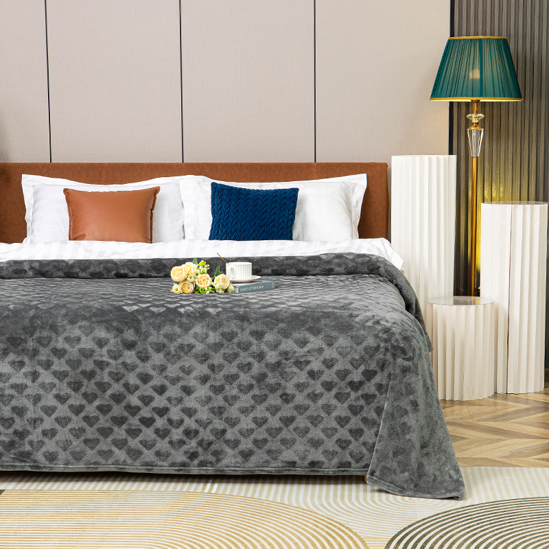 

Плед Dilya Home 180х200 см темно-серый, 4