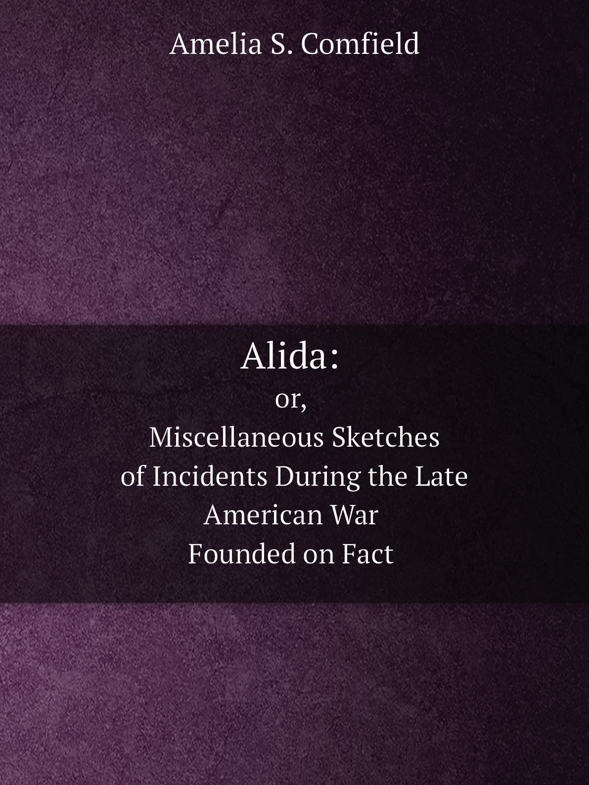 

Alida:Or, Miscellaneous Sketches of Incidents During the Late American War