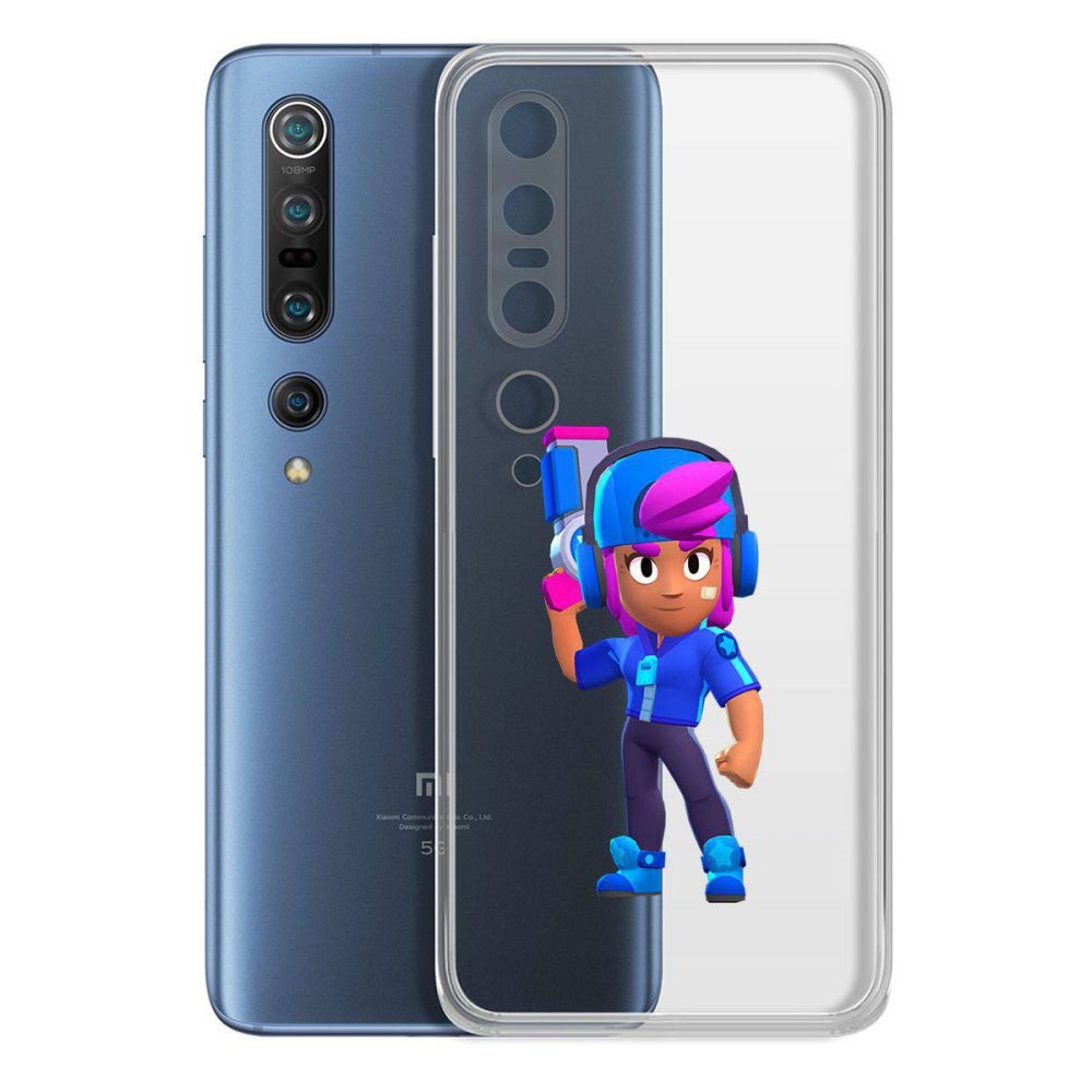 

Чехол-накладка Brawl Stars-Звёздная Шелли для Xiaomi Mi 10/Mi 10 Pro