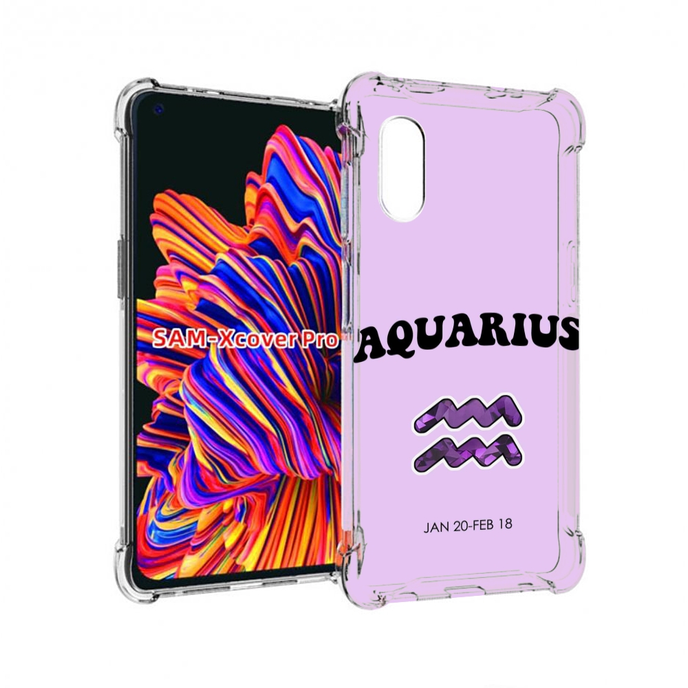 

Чехол MyPads знак зодиака водолеи 4 для Samsung Galaxy Xcover Pro 1, Прозрачный, Tocco