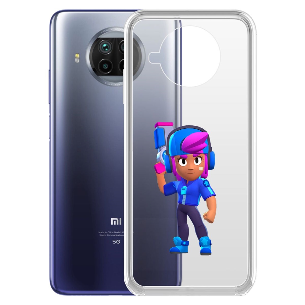 

Чехол-накладка Brawl Stars-Звёздная Шелли для Xiaomi Mi 10T Lite
