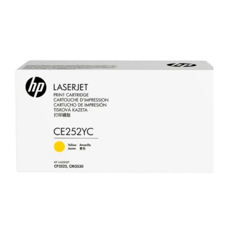 

Тонер-картридж для лазерного принтера HP (CE252YC) желтый, оригинальный