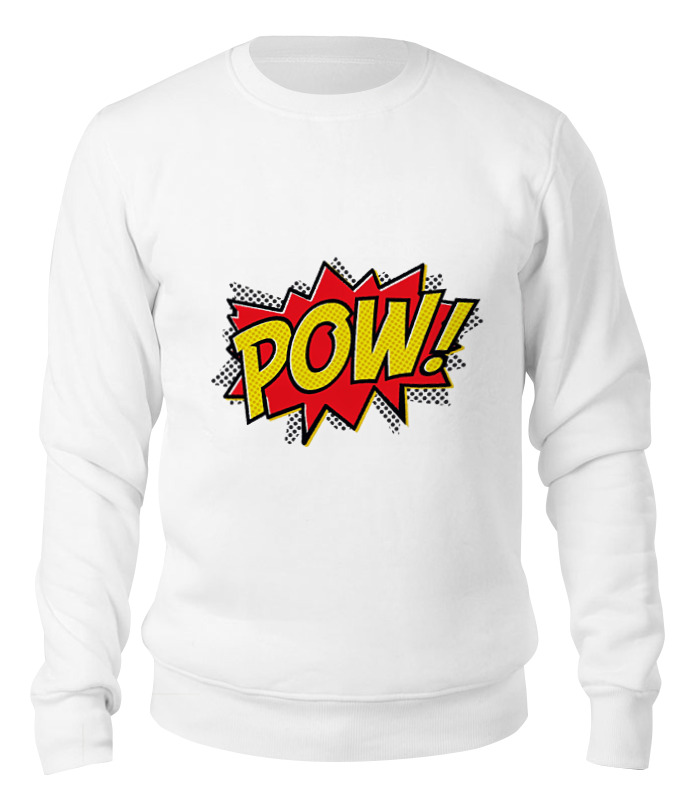 

Свитшот Printio Pooow! белый 2XL, Pooow!