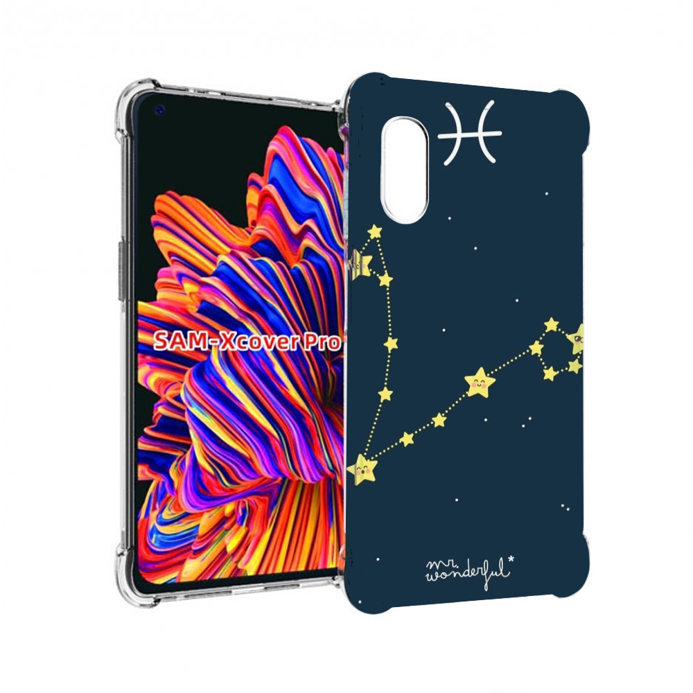 Чехол MyPads знак зодиака рыбы 1 для Samsung Galaxy Xcover Pro 1