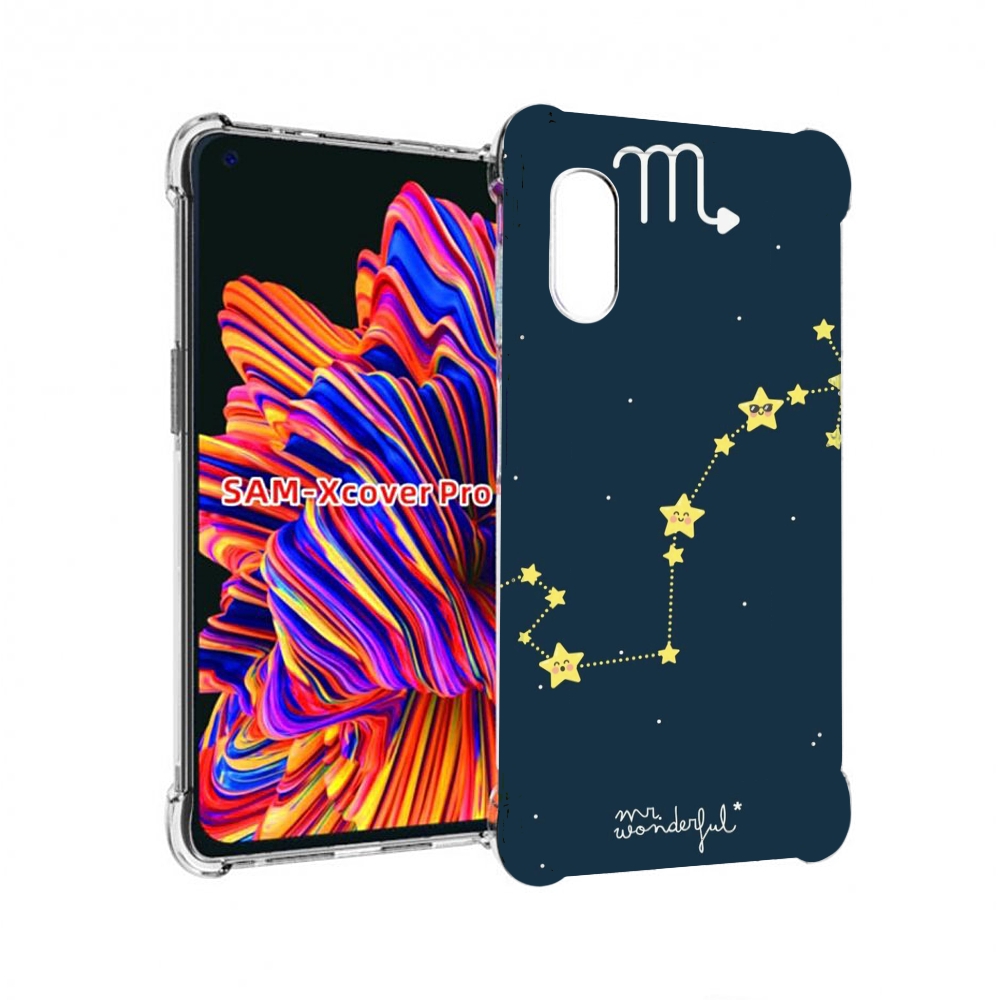 

Чехол MyPads знак зодиака скорпион 1 для Samsung Galaxy Xcover Pro 1, Прозрачный, Tocco