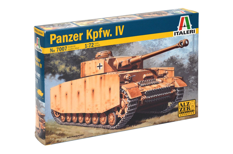 фото Сборная модель italeri 1/72 panzer kpfw. iv 7007