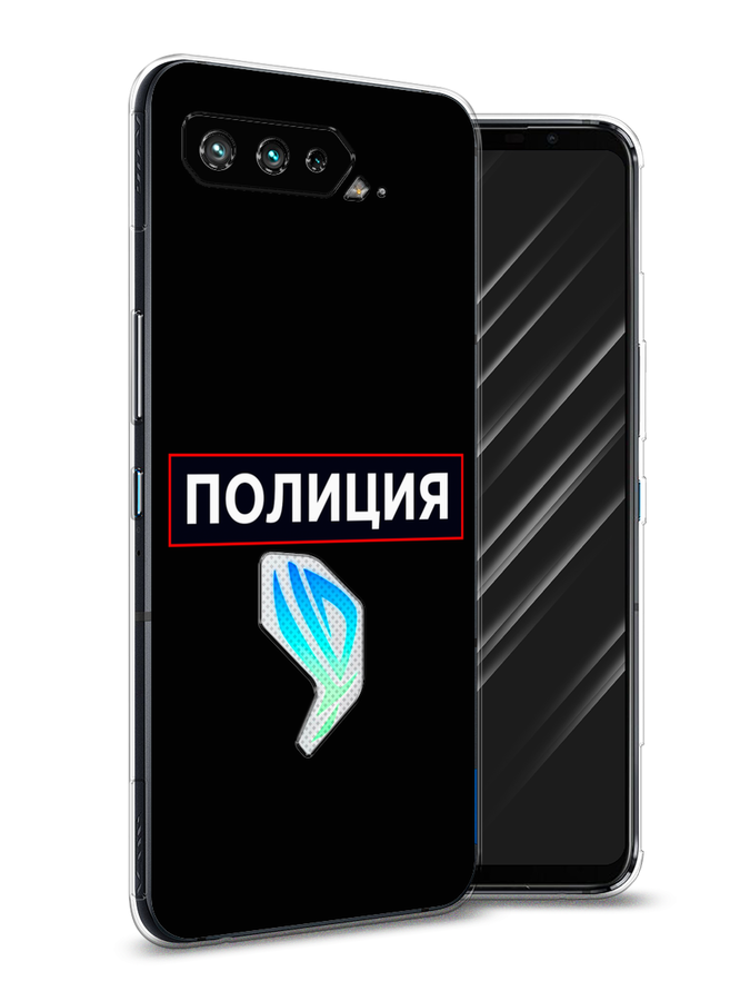 

Чехол Awog на Asus ROG Phone 5S "Police logo", Черный;белый;красный, 44550-5