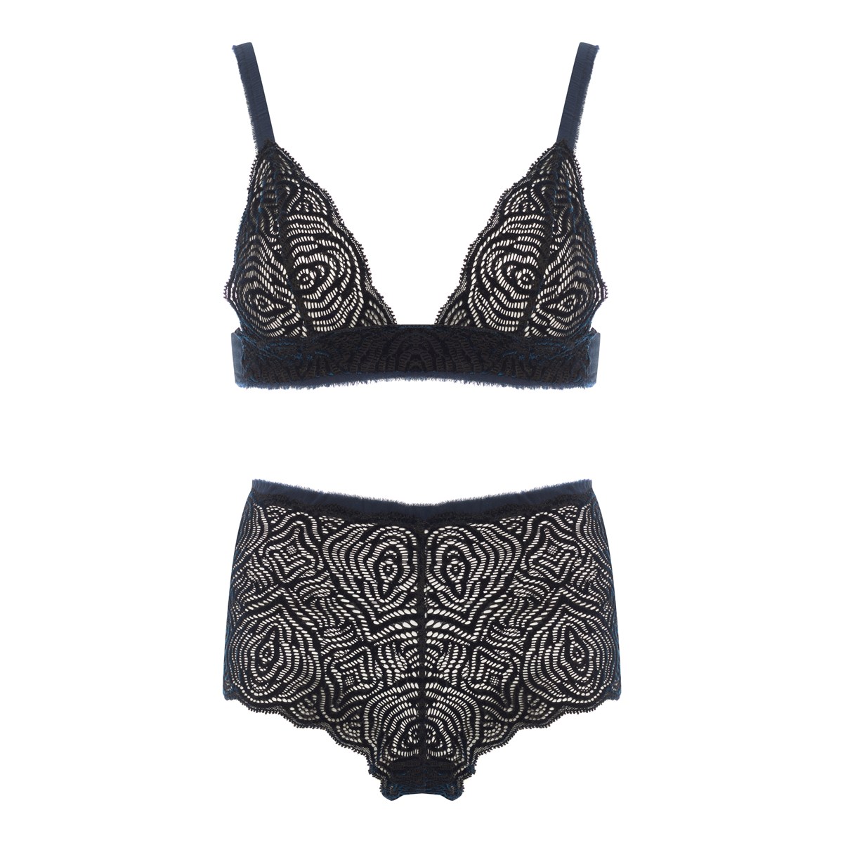 

Комплект белья женский Asya Muravieva Lingerie 27264 синий S, 27264