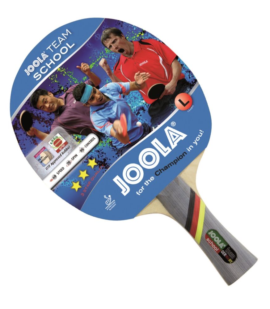 Ракетка для настольного тенниса Joola Team School, коническая ручка, 3 звезды