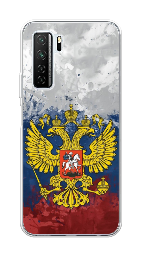 

Чехол Awog на Huawei P40 lite 5G "РФ", Белый;синий;красный, 6103050-5