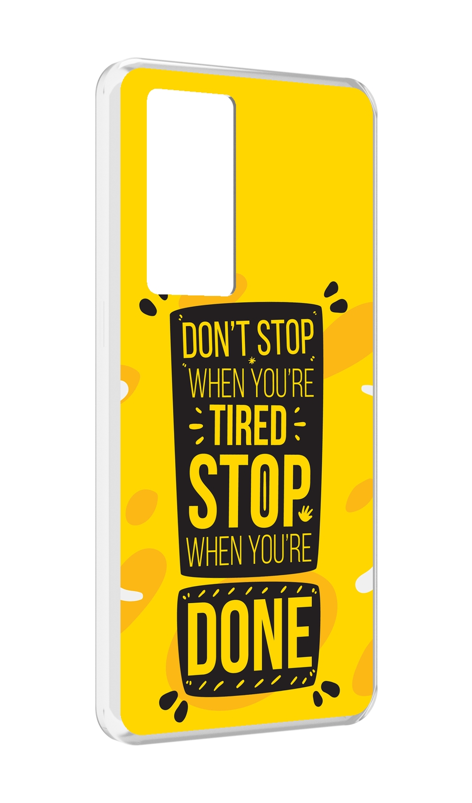 

Чехол MyPads yellow-done для Realme GT Master Explorer Edition, Прозрачный, Tocco
