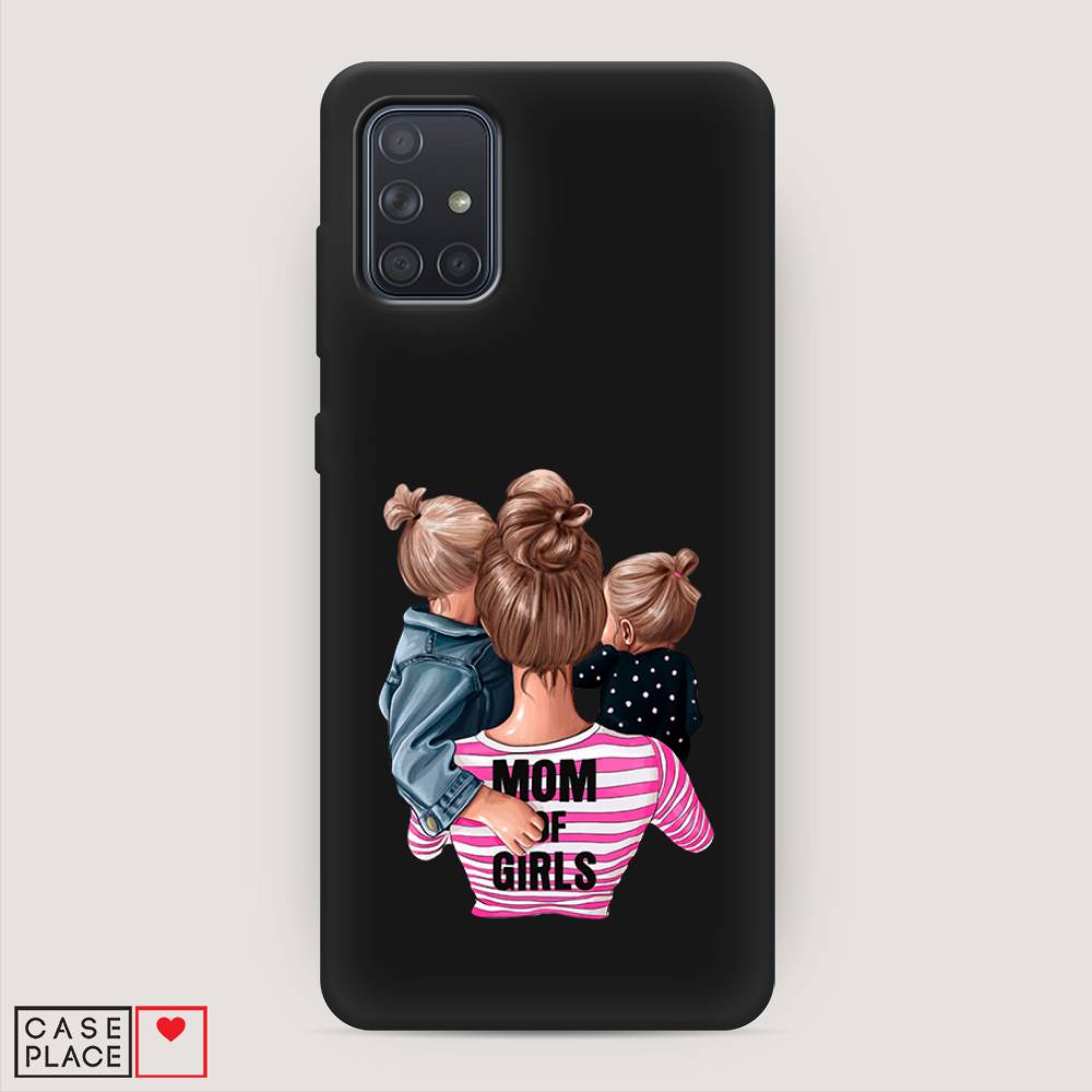 

Чехол Awog на Samsung Galaxy A71 4G "Mom of Girls", Разноцветный, 29052-1