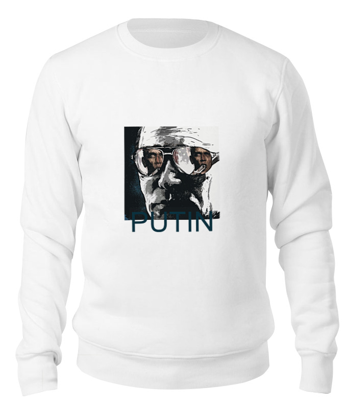 

Свитшот Printio Путин белый 2XL, Путин