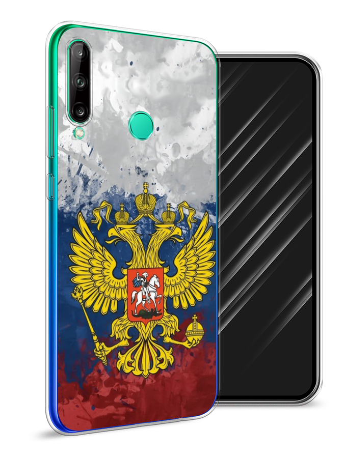 

Чехол Awog на Huawei Y7p "РФ", Белый;синий;красный, 6103350-5