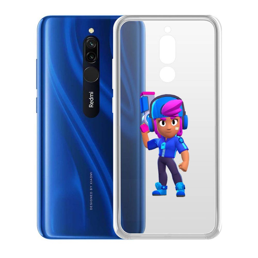 

Чехол-накладка Brawl Stars-Звёздная Шелли для Xiaomi Redmi 8