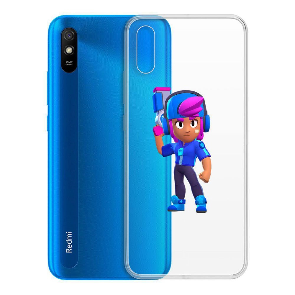 

Чехол-накладка Brawl Stars-Звёздная Шелли для Xiaomi Redmi 9A